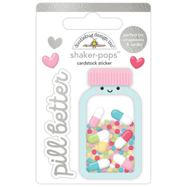 Pill Better - Doodlebug Shaker-Pops 3D Sticker