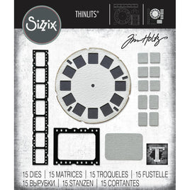 Vault Picture Show - Sizzix Thinlits Dies By Tim Holtz 15/Pkg