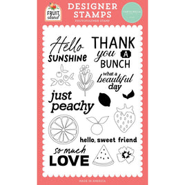 Sweet Friend, Fruit Stand - Carta Bella Stamps