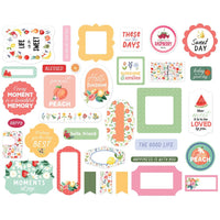 Icons, Fruit Stand - Carta Bella Cardstock Ephemera