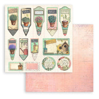 Garden, 10 Designs/1 Each - Stamperia Double-Sided Paper Pad 12"X12" 10/Pkg