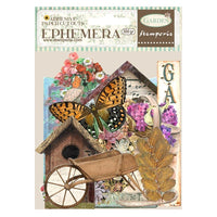 Garden - Stamperia Cardstock Ephemera Adhesive Paper Cut Outs