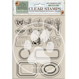 Create Happiness Secret Diary Labels - Stamperia Clear Stamps