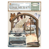 Create Happiness Secret Diary - Stamperia Cardstock Ephemera Adhesive Paper Cut Outs