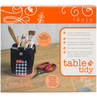 Black/ Orange - Tonic Studios Table Tidy Single Pocket