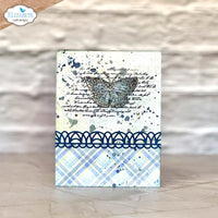 Butterflies and swirls - Elizabeth Craft Clear Stamp