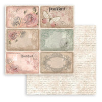 Shabby Rose, 10 Designs/1 Each - Stamperia Double-Sided Paper Pad 12"X12" 10/Pkg