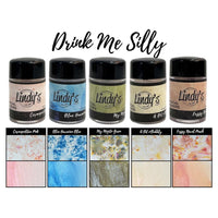 Drink Me Siilly - Lindy's Stamp Gang Flat Magical Shaker Painters Set 5/Pkg