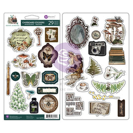 Nature Academia - Prima Marketing Chipboard Stickers 29/Pkg