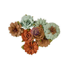Rare Earth, Nature Academia - Prima Marketing Paper Flowers 8/Pkg