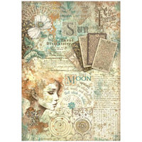 Fortune - Stamperia Assorted Rice Paper A4 6/Sheets