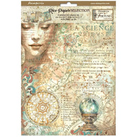 Fortune - Stamperia Assorted Rice Paper A4 6/Sheets