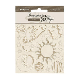 Fortune Planets - Stamperia Decorative Chips 5.5"X5.5"