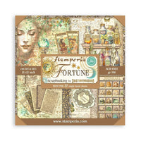 Fortune - Stamperia Single-Sided Paper Pad 12"X12" 22/Pkg