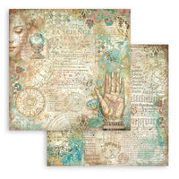 Fortune - Stamperia Double-Sided Paper Pad 12"X12" 10/Pkg