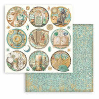 Fortune - Stamperia Double-Sided Paper Pad 12"X12" 10/Pkg