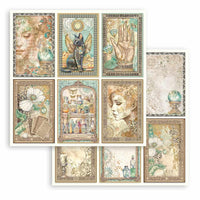 Fortune - Stamperia Double-Sided Paper Pad 12"X12" 10/Pkg