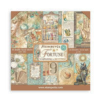 Fortune - Stamperia Double-Sided Paper Pad 12"X12" 10/Pkg