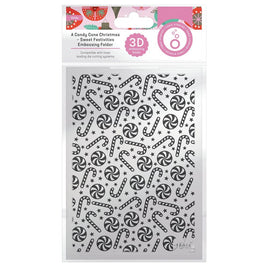 A Candy Cane Christmas - Tonic Studios 3D Embossing Folder