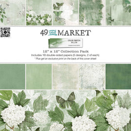 Color Swatch: Willow - 49 And Market Collection Pack 12"X12"