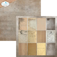 Coffee Dyed - Elizabeth Crafts Double-Sided Cardstock Pack 12"X12"