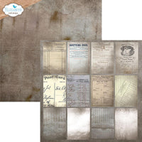 Coffee Dyed - Elizabeth Crafts Double-Sided Cardstock Pack 12"X12"