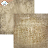 Coffee Dyed - Elizabeth Crafts Double-Sided Cardstock Pack 12"X12"