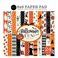 Halloween Fun - Carta Bella Double-Sided Cardstock Paper Pad 6"X6"