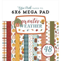 Sweater Weather - Echo Park Double-Sided Mega Paper Pad 6"X6"