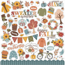 Elements - Sweater Weather Cardstock Stickers 12"X12"