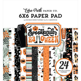 Spooktacular Halloween - Echo Park Double-Sided Cardstock Paper Pad 6"X6"