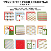 Winnie The Pooh Christmas - Echo Park Double-Sided Cardstock Paper Pad 6"X6"