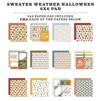 Sweater Weather - Echo Park Double-Sided Cardstock Paper Pad 6"X6"