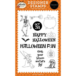 Grab Your Broom - Halloween Fun Stamps