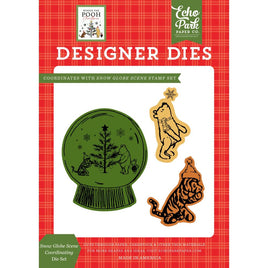 Snow Globe Scene Coordinating - Winnie The Pooh Christmas Dies