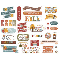 Titles & Phrases, Sweater Weather - Echo Park Cardstock Ephemera