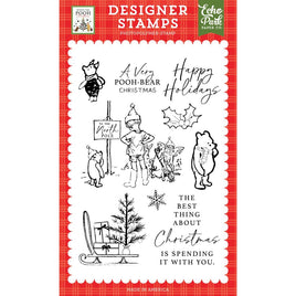 Very Pooh Bear Christmas - Winnie The Pooh Christmas Stamps