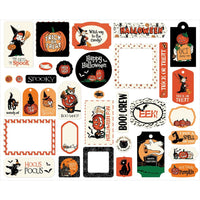 Frames & Tags, Halloween Fun - Carta Bella Cardstock Ephemera