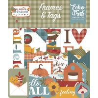 Frames & Tags, Sweater Weather - Echo Park Cardstock Ephemera