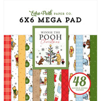 Winnie The Pooh Christmas - Echo Park Double-Sided Mega Paper Pad 6"X6"