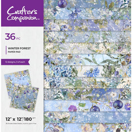 Winter Forest - Crafter's Companion Paper Pad 12"X12"