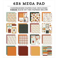 Harvest - Carta Bella Double-Sided Mega Paper Pad 6"X6"