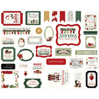 Icons, A Vintage Christmas - Carta Bella Cardstock Ephemera