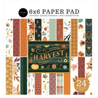 Harvest - Carta Bella Double-Sided Carstock Paper Pad 6"X6"