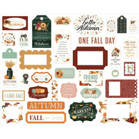 Frames & Tags, Harvest - Carta Bella Cardstock Ephemera