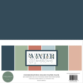 Winter Wonderland - Carta Bella Solids Collection Kit 12"X12"