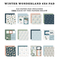 Winter Wonderland - Carta Bella Double-Sided Paper Pad 6"X6"