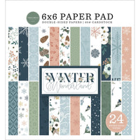 Winter Wonderland - Carta Bella Double-Sided Paper Pad 6"X6"