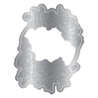 Christmas Rose Wreath, Christmas Rose - Sara Signature Stamp And Die