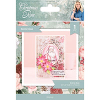 Santa Claus, Christmas Rose - Sara Signature Clear Acrylic Stamp